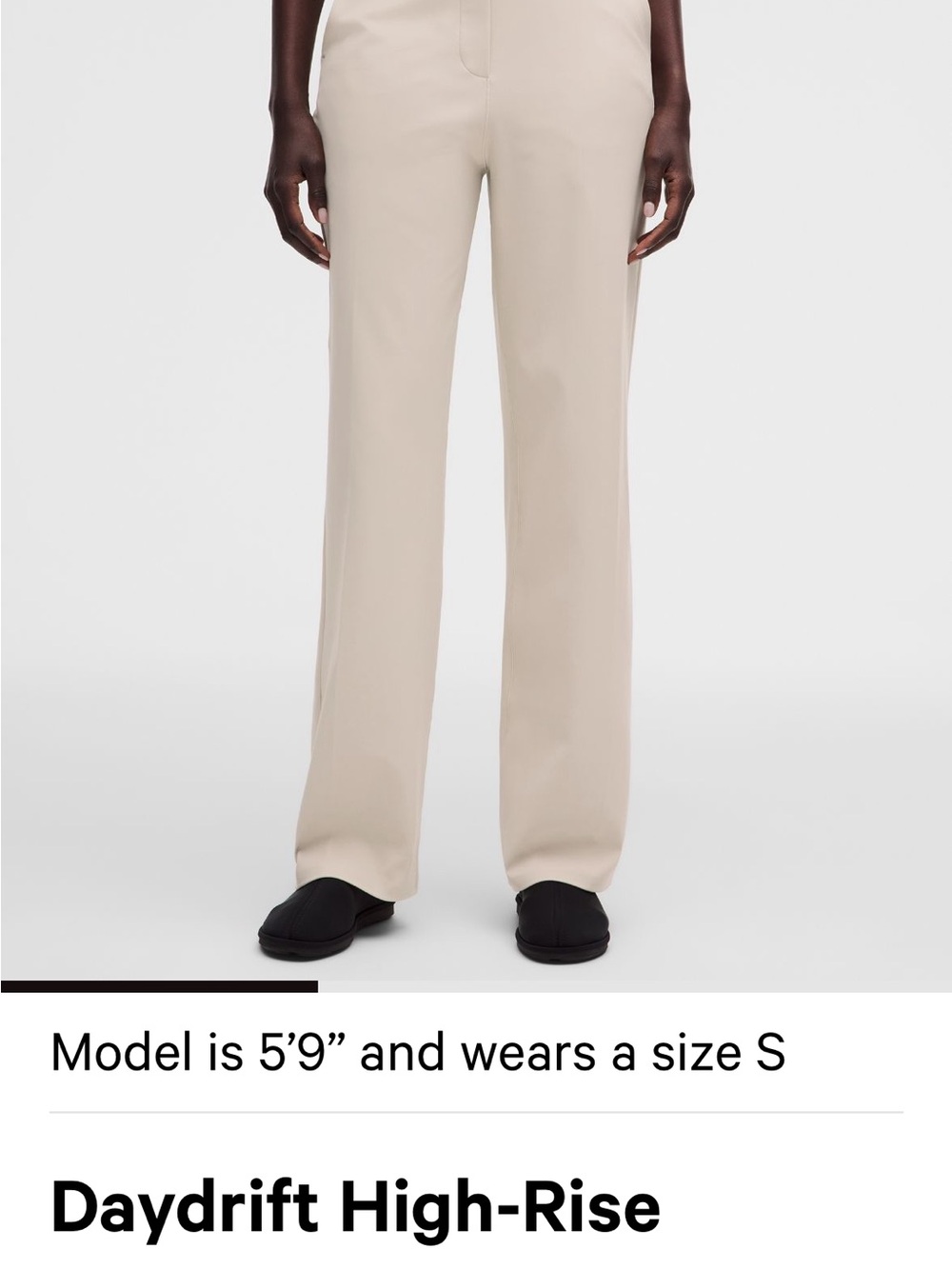 Lululemon day drift HR wide leg High-Rise Women’s Wide-Leg Pants — Cream xxs nwt - Picture 2 of 9